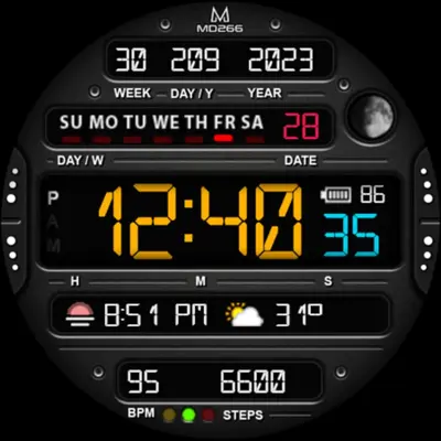 MD266 Classic Watch Face android App screenshot 0