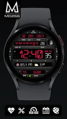 MD266 Classic Watch Face android App screenshot 9