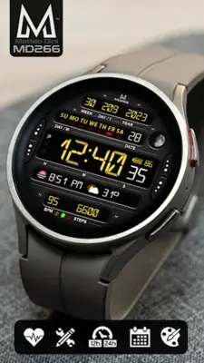 MD266 Classic Watch Face android App screenshot 10