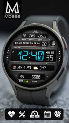 MD266 Classic Watch Face android App screenshot 11