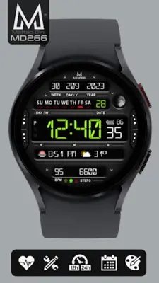 MD266 Classic Watch Face android App screenshot 12