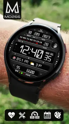 MD266 Classic Watch Face android App screenshot 14