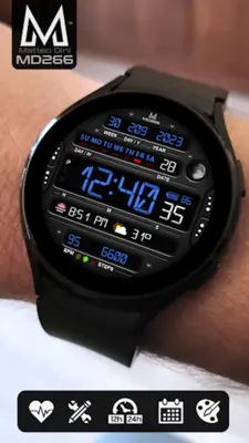 MD266 Classic Watch Face android App screenshot 8